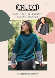 Yarn: 2013 Fair Isle or Printed Sleeve Sweater Digital Download