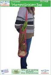 Yarn: Crochet Grocery/Market Bag Digital Download