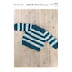 K3018 Top Down Simple Jumper with Stripes