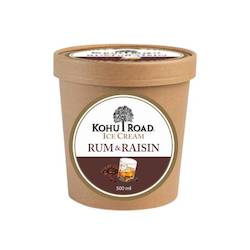 Ice cream manufacturing: Rum & Raisin