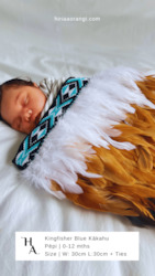 Clothing manufacturing: Baby Kingfisher Blue Kākahu