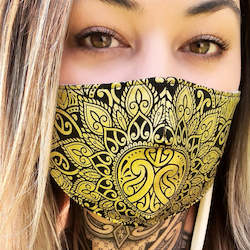 Creative art: Gold Face Mask