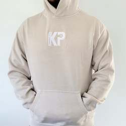 KP Embroidered Hood - Bone