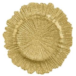 Event, recreational or promotional, management: Gold Reef Charger Plate
