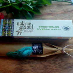 Allied health: Native Soul 15gms - Sweet Grass and Yerba Santa Incense