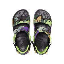 Kids Shoes: 209189-573 CROCS K SANDALS DINO