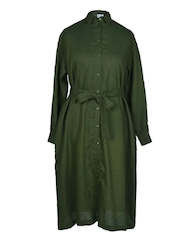 Linen Dress Ausme Green