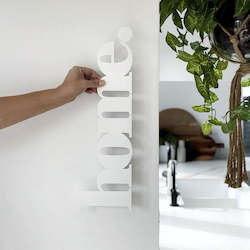 white home sign small