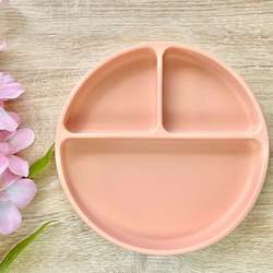 Silicone Suction Plate - Peach