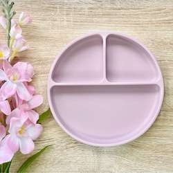 Silicone Suction Plate - Purple