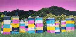Artist: Beehives and mountains