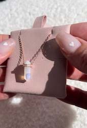 Moon Jewels Collection: Seconds- Estela Necklace - 14K Rose gold vermeil