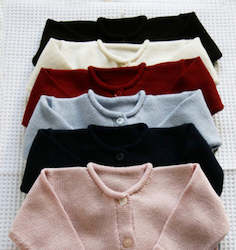 Merino Knitwear: Merino Button Up Cardigan