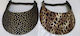 Sun Visors - Black with Gold Spots and Animal Print