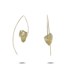 Jewellery: Lorelai | Gold Filled Citrine Hook Earrings