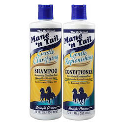 Internet only: Mane n Tail Clarifying Shampoo and Replenishing Conditioner 355ml Combo