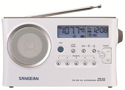 Sangean PR-D4 AM/FM Radio, digital or manual tune, 10 presets, clock & alarm