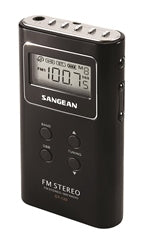 Sangean Radios: Sangean DT-120B AM/FM Personal Headphone Radio Stereo c/w In Ear phones Black
