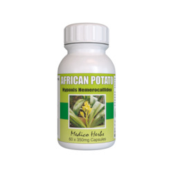 African Potato for Bladder, Urinary, Prostate & Cystisis problems. 100% Natural 60x350mg capsules ** CLEARANCE**