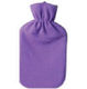 Children's Fleece Hot Water Bottle Cover - Purple