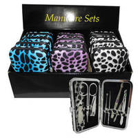 Leopard Manicure Set Display
