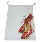 Gift: Shoe Travel Bag - White/Red High Heels