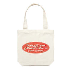 Wholesale trade: Kacy & Clayton and Marlon Williams / Plastic Bouquet Cream Tote Bag