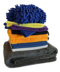 Textile wholesaling: Microfiber Towel & Mitt Kit Set