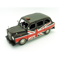 Black cab taxi model ornament