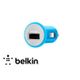Belkin micro car charger - blue