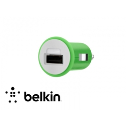 Belkin micro car charger - green