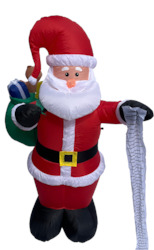 Electrical goods: 6ft Inflatable Santa with List