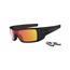 Motorcycle or scooter: Oakley Batwolf Sunglasses - Matte Black Ink frame with Ruby Iridium lens / Oakley