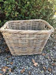 Cane basket shaped medium