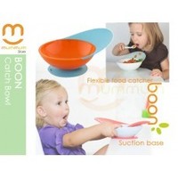 Boon catch bowl toddler training bowl suction base - mummum