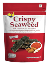 Noi: NOI Crispy Seaweed with Almond Slices Hot & Spicy 40g