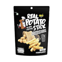 Real Potato Stix: Real Potato Stix - Black Pepper