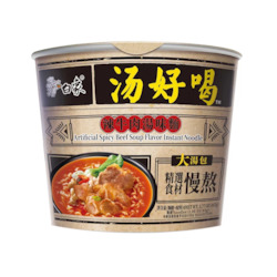Home Page Collection: BAIXIANG Instant Cup Noodles - Spicy Beef Stew Flavour