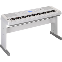 Musical instrument: Yamaha portable digital piano, weighted keys, white