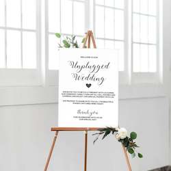 Adult, community, and other education: Unplugged Wedding - DIY Printable Download