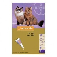Flea Control - CAT My Vet - New Zealand's Largest Pet Pharmacy: Advocate cat >4kg 3 pack