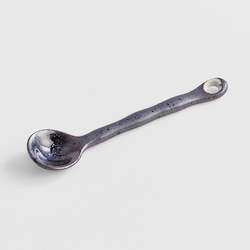 Kitchenware: Black Speckle Porcelain Spoon