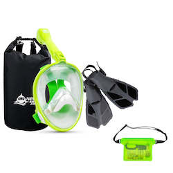 All: Package: Air Kids (Mask + Fins + Bag + Waterproof Pouch) 5-11 Years