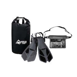 All: Snorkelling Accessories (Fins+Bag+Pouch)