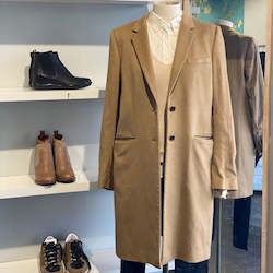 Clothing: Joseph Wool/Cashmere Man Coat - SIZE 12-14