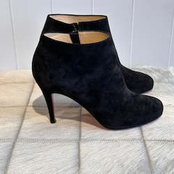 Clothing: Christian Louboutin Belle 85 Veau Velours Booties - SIZE 37