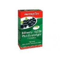 Health supplement: Nutra-Life Bilberry 10,000 plus Lutein Complex 30 tablets