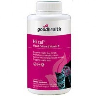 Health supplement: Good Health Hi cal Liquid Calcium & Vitamin D 150caps