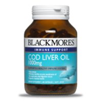Health supplement: Blackmores Cod Liver Oil 1000mg 80 caps