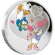 Disney silver coin - love crazy